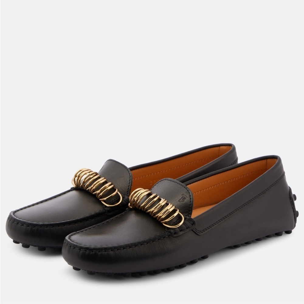 TOD'S
Gommino Cavillon Leather Rings Driver Loafers size 38 - Picture 3 of 13